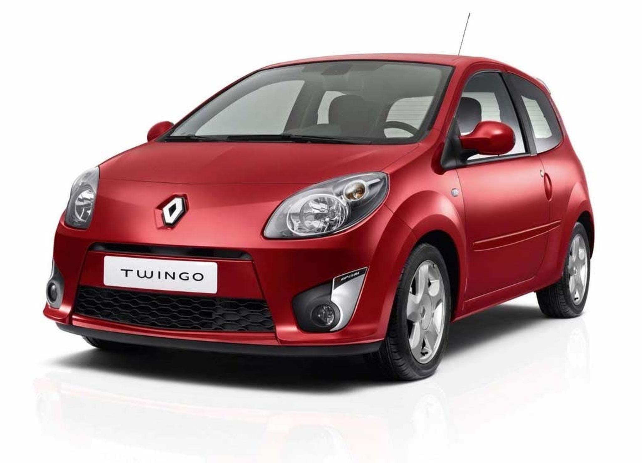 czerwone Renault Twingo