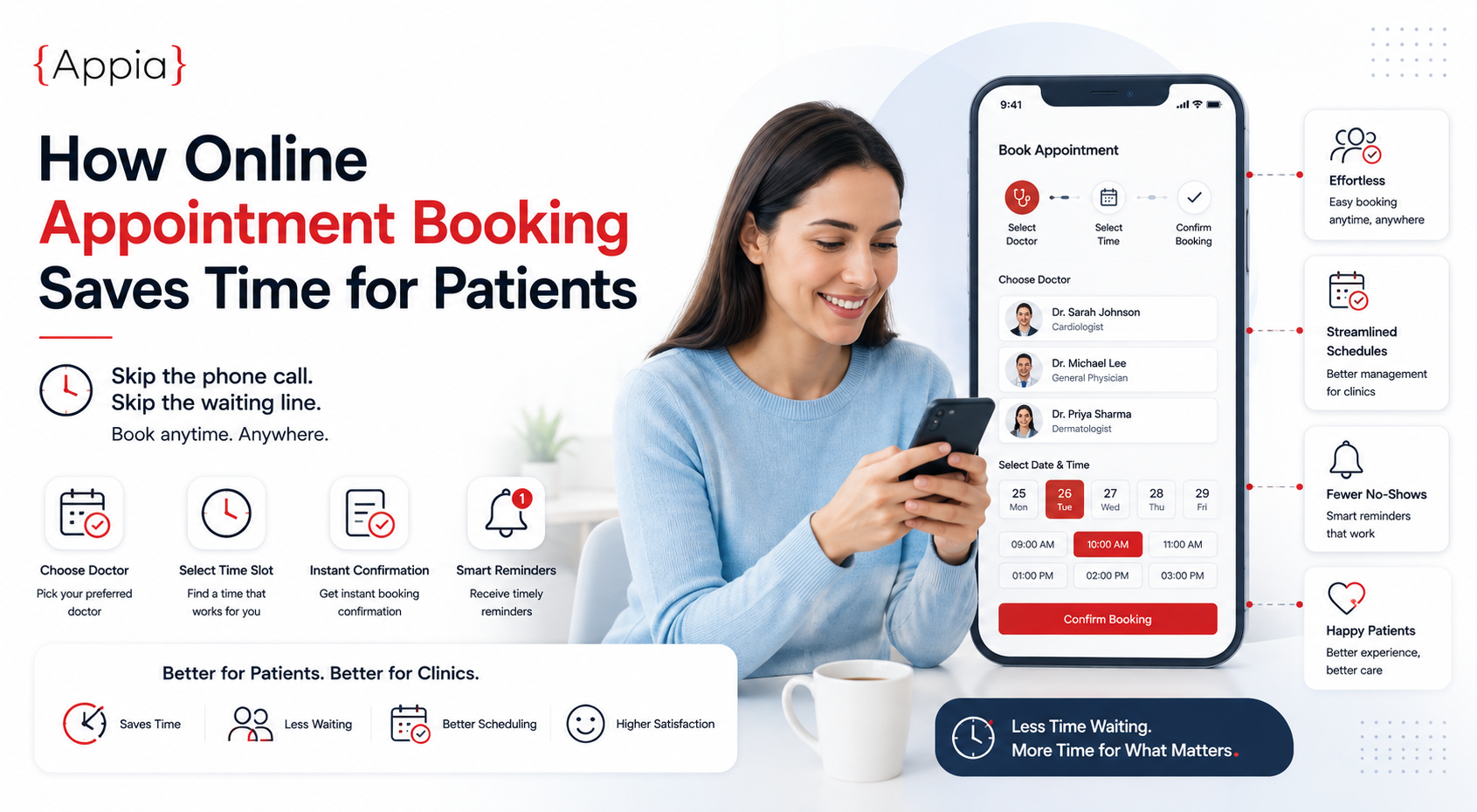 How Online Appointment Booking Saves Time for Patients
