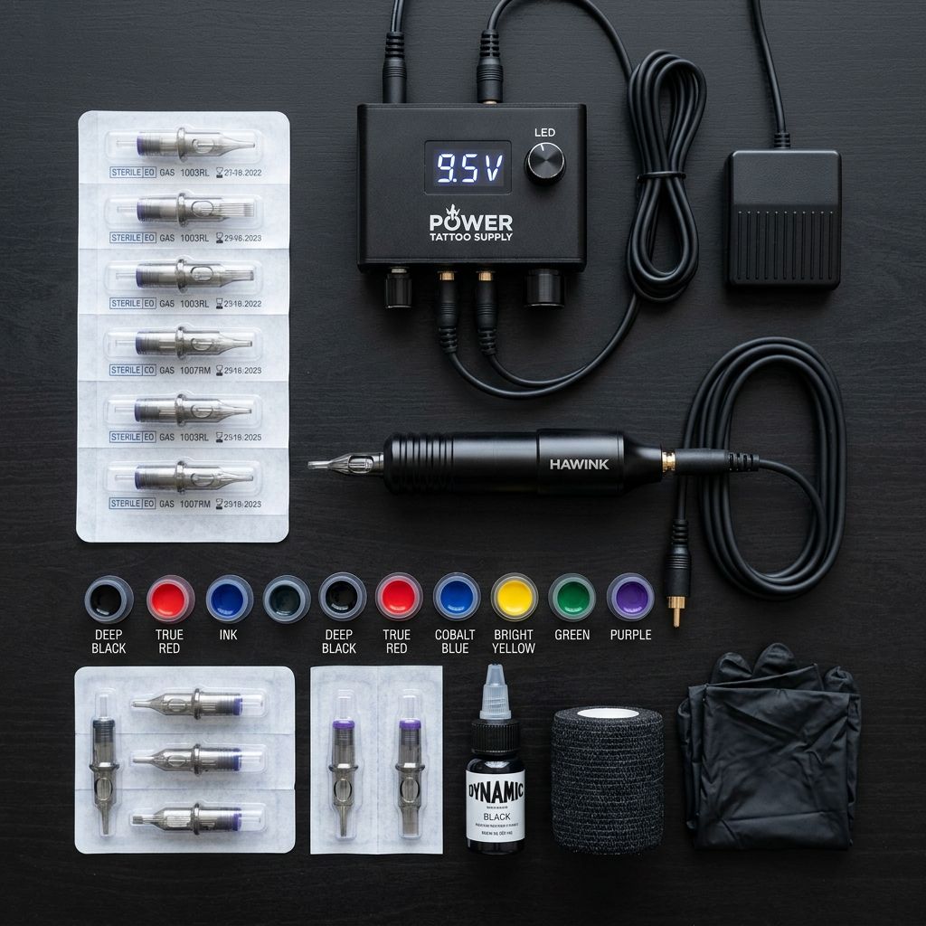 Tattoo Equipment for Beginners: Machine, Needles & Inks Checklist