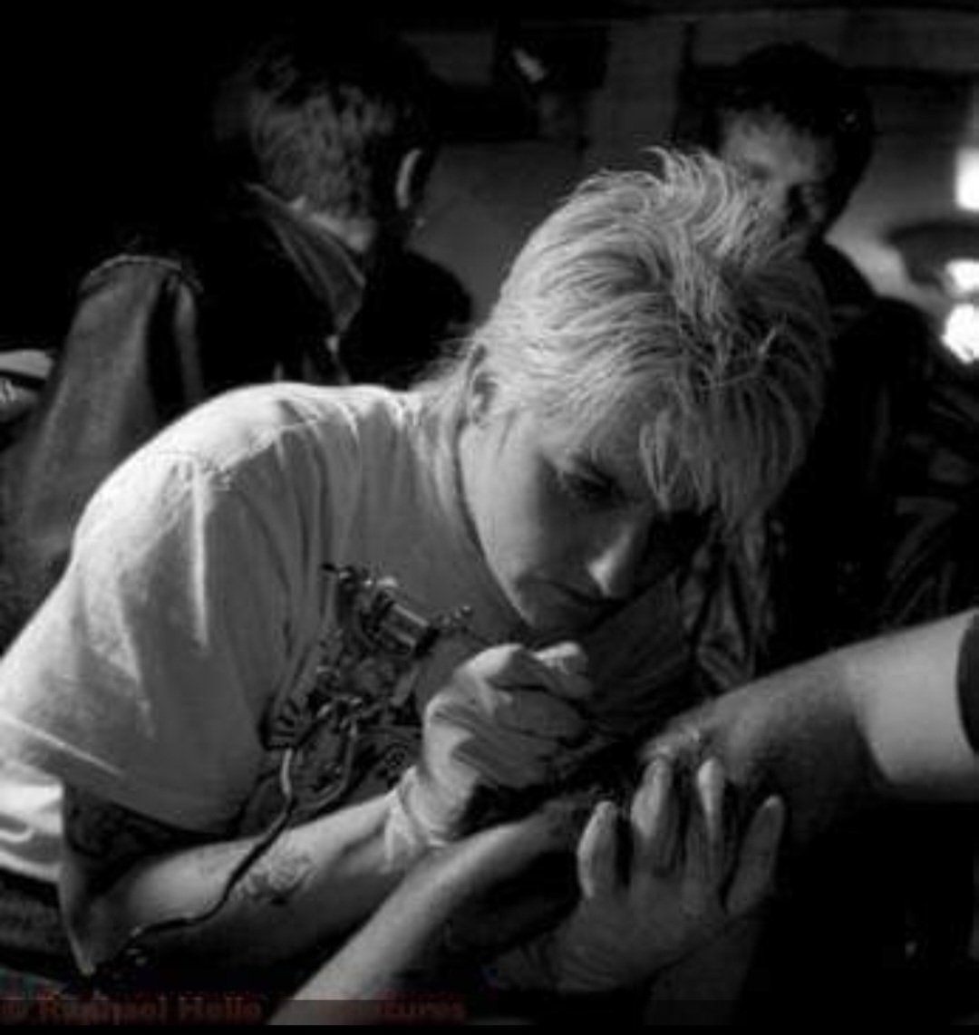 “This is story of teaching myself to tattoo in the male-dominated environment of the 1980s – when women were not welcome in tattoo shops,” tattoo artist Pym Avery