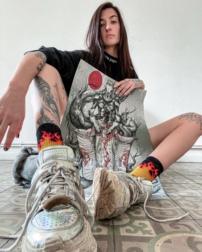 Gravure tattoo artist: Olesia Kovalchuk