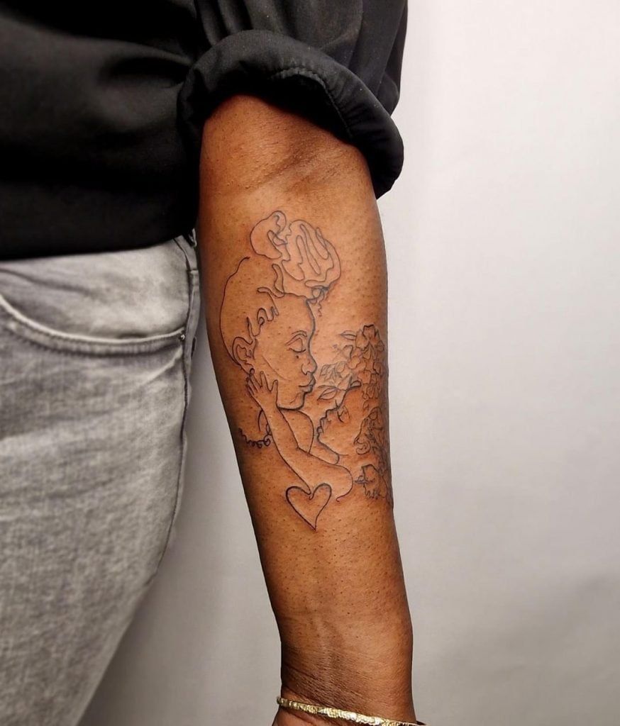 Tattoos honouring a mother’s love