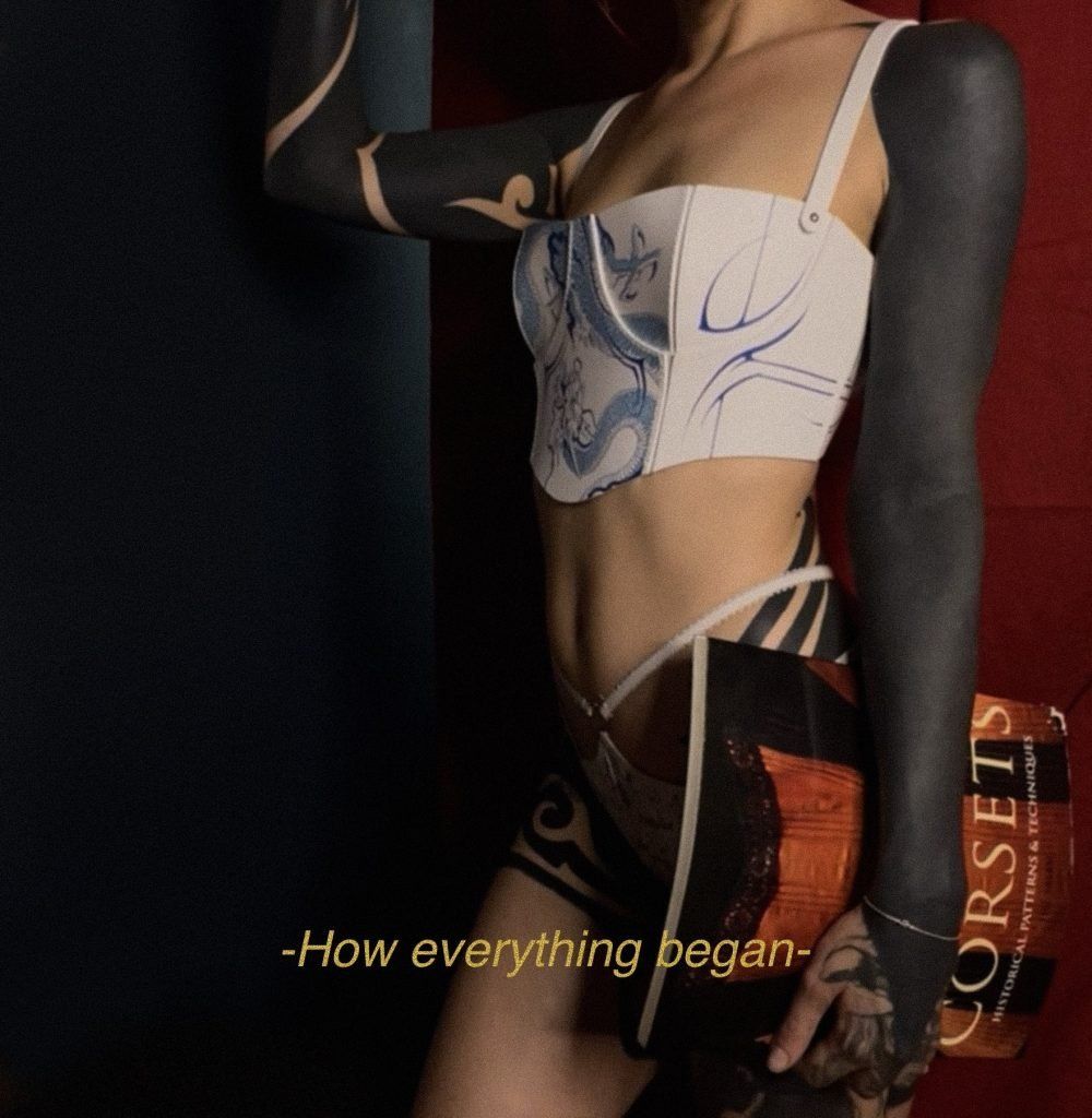 “Art that’s alive and in motion” – Tina Caruso’s tattooed corsets