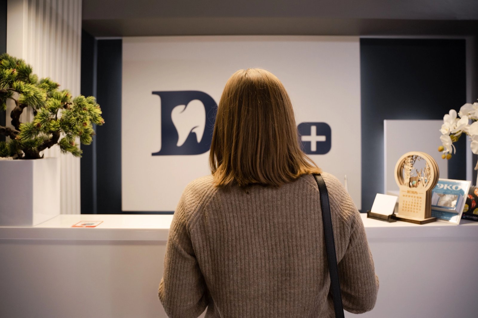 Healthcare professional using a mobile phone