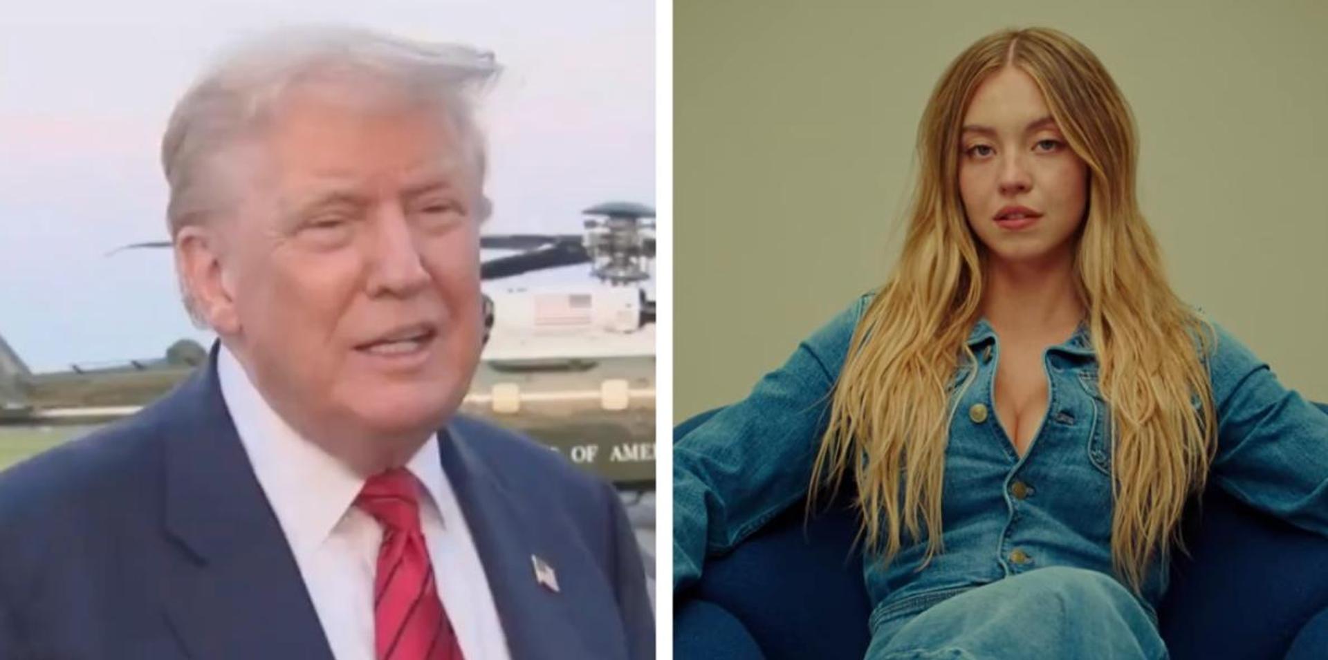 Donald Trump reacts to revelation that Sydney Sweeney is Republican: 'Now I love her ad'