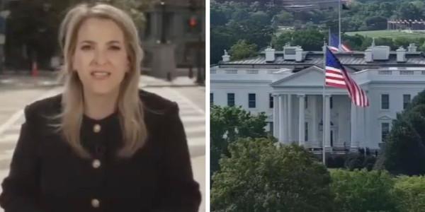 CNN forced to report on White House from sidewalk after Trump kicks out 'fake news'
