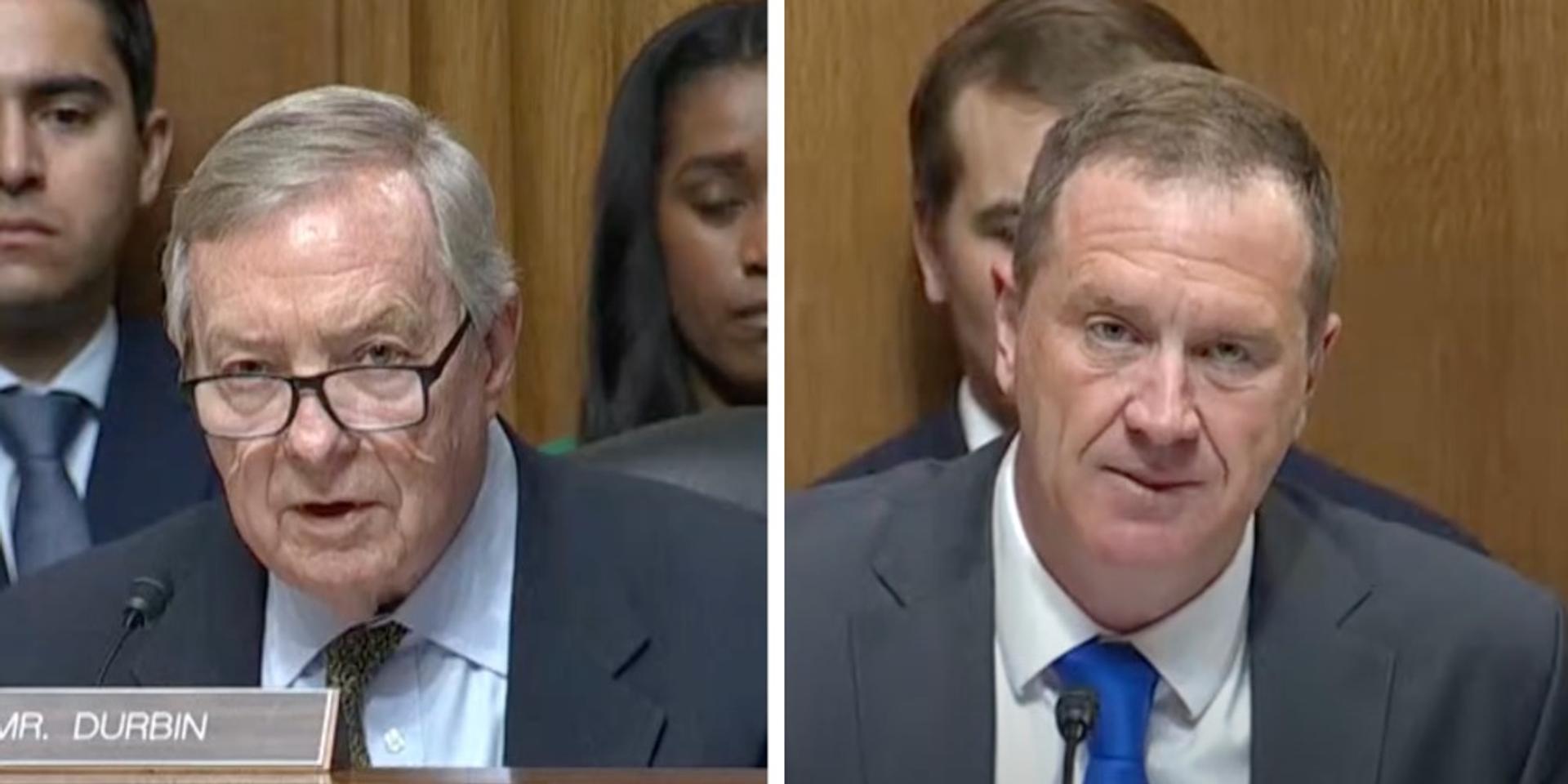 Sen Schmitt schools J6-obsessed Dick Durbin on leftist domestic terrorism in hearing on political violence