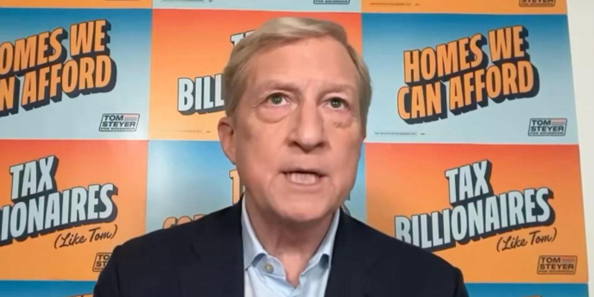 Billionaire California candidate for governor Tom Steyer backs men in women's high school sports, says they are 'under threat of death'