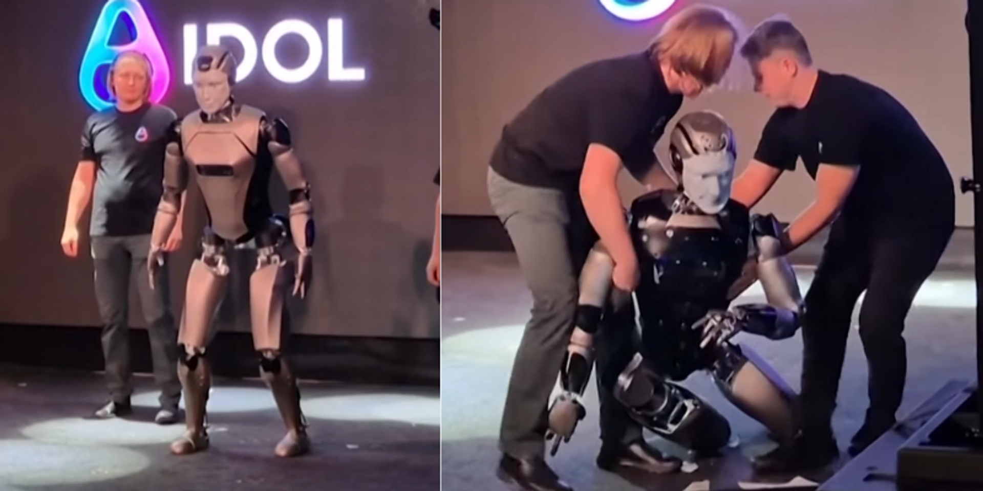 'Why does it walk like Biden?': Russia's new AI robot collapses at unveiling