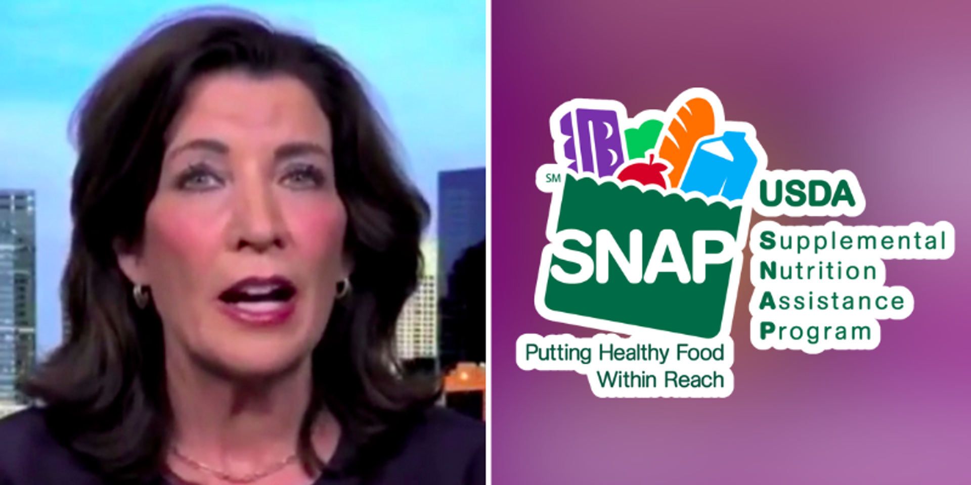 Kathy Hochul orders all SNAP benefits be paid out in NY—Dept of Ag demands states 'reverse action' on funding plans