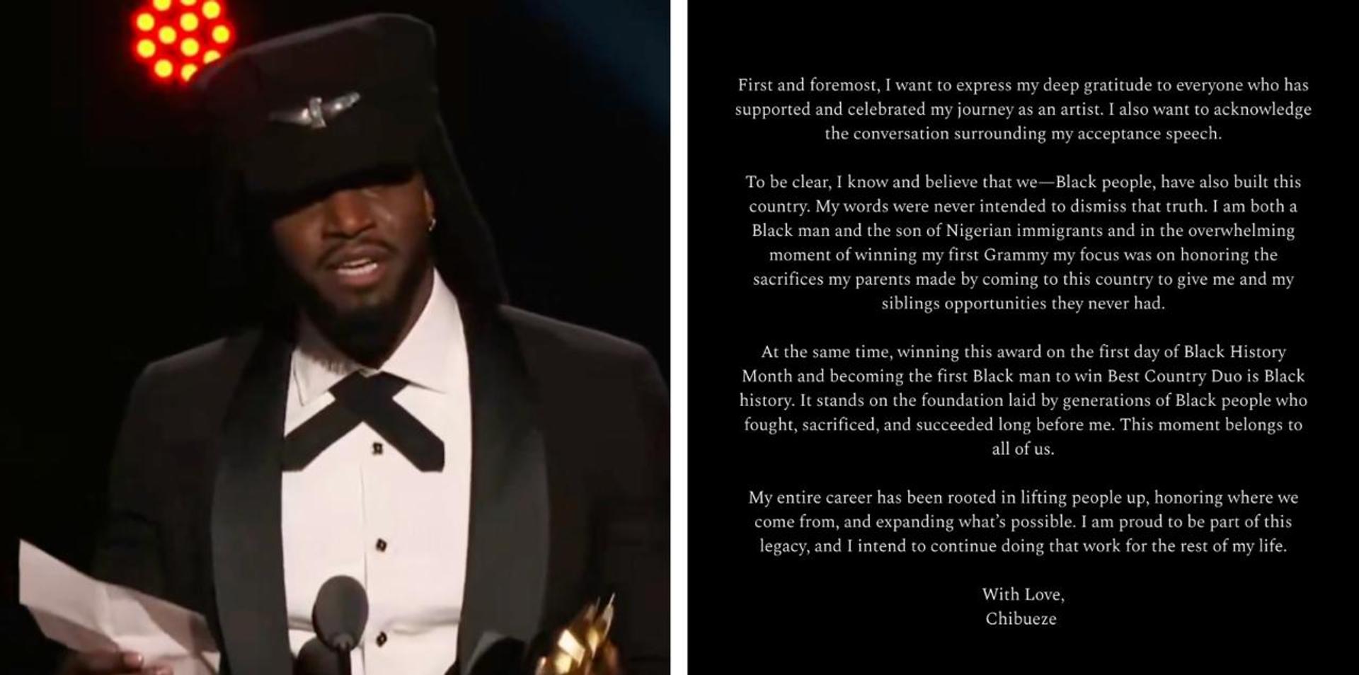 Shaboozey slammed after apologizing for saying 'immigrants built this country' without mentioning black people