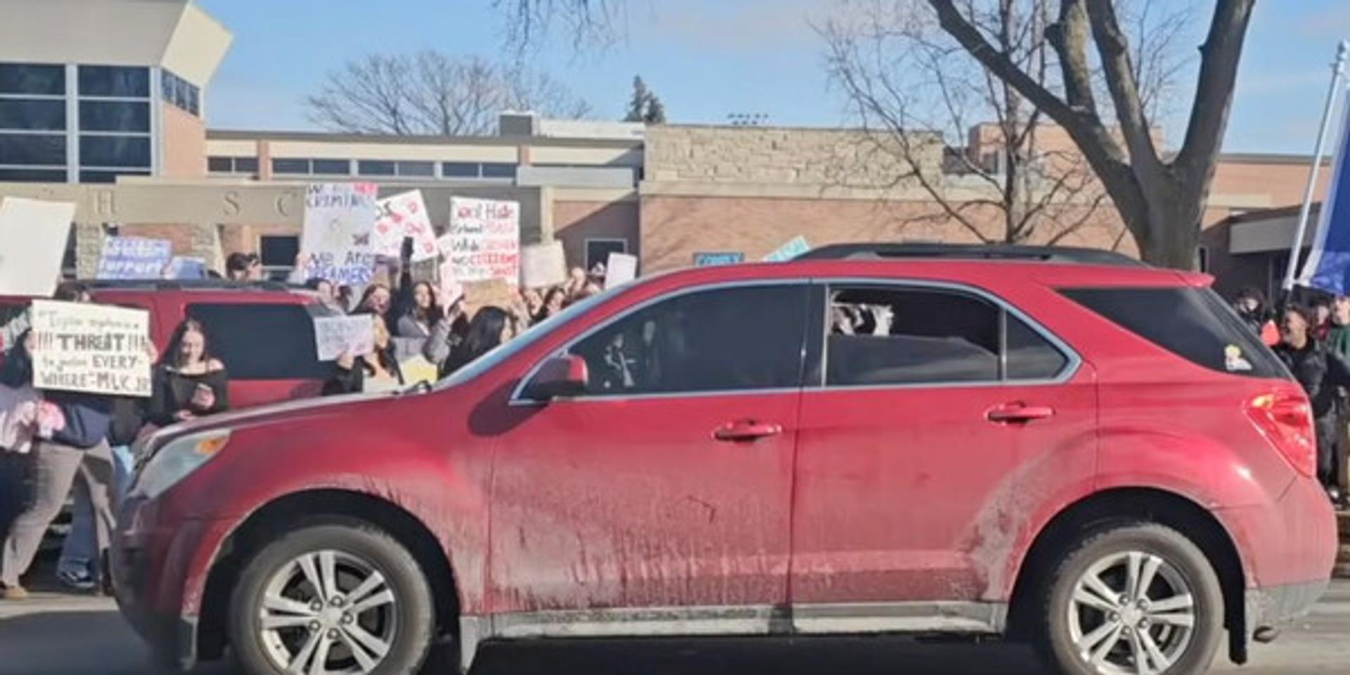Mother holds Nebraska high school responsible after daughter struck by car during anti-ICE school walkout