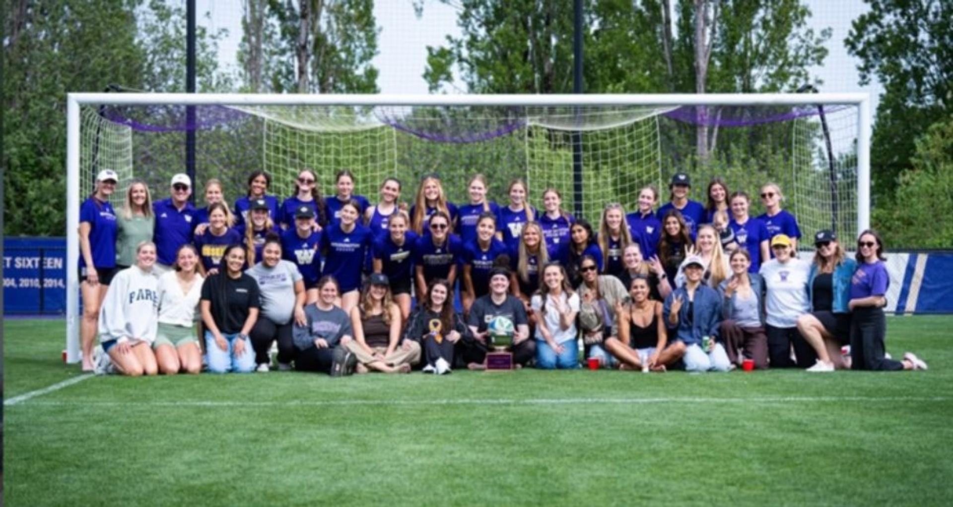 Middle school boys soccer squad TROUNCES University of Washington women's team