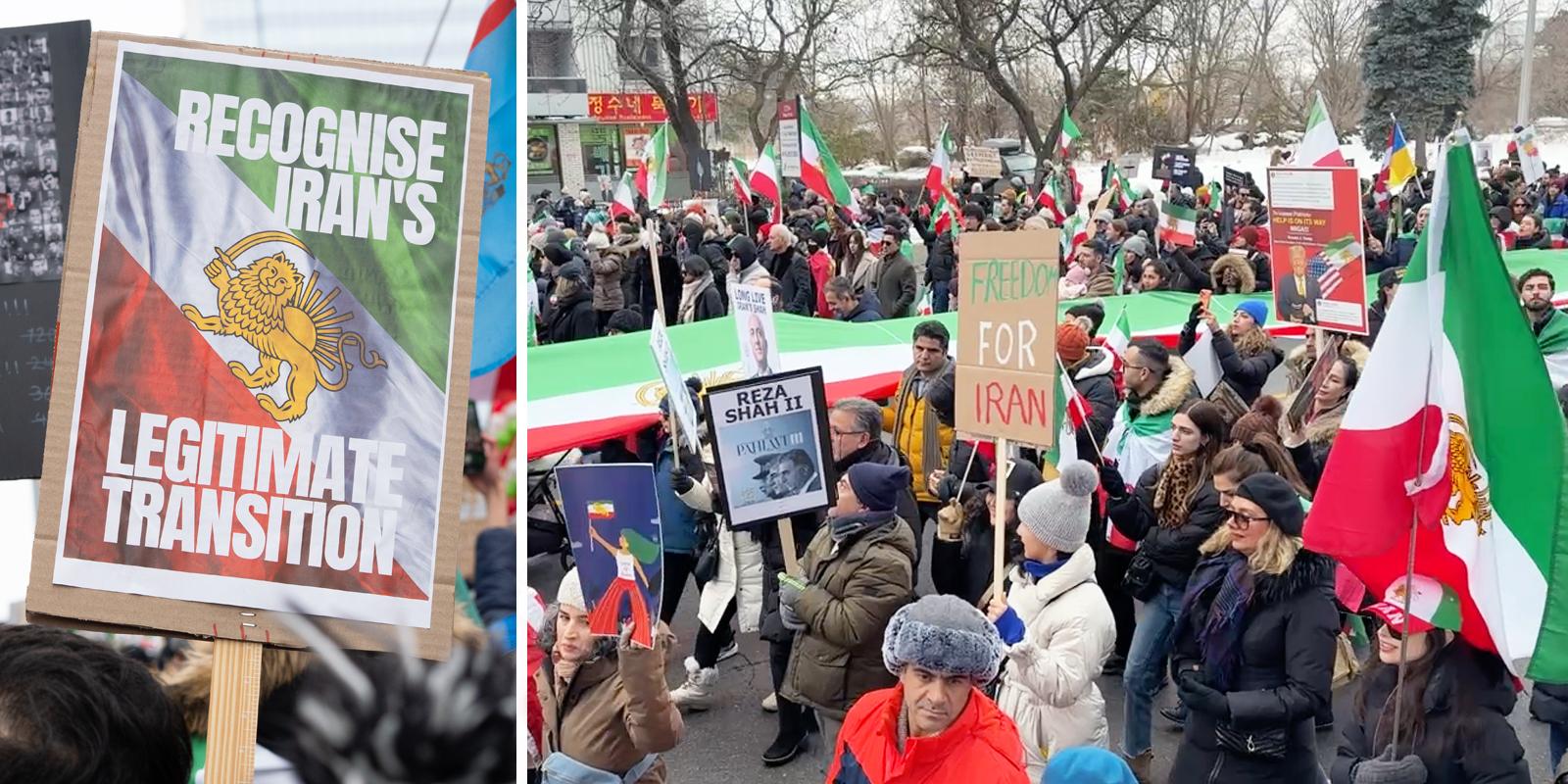 350,000 call for regime change in Iran at MASSIVE Toronto rally