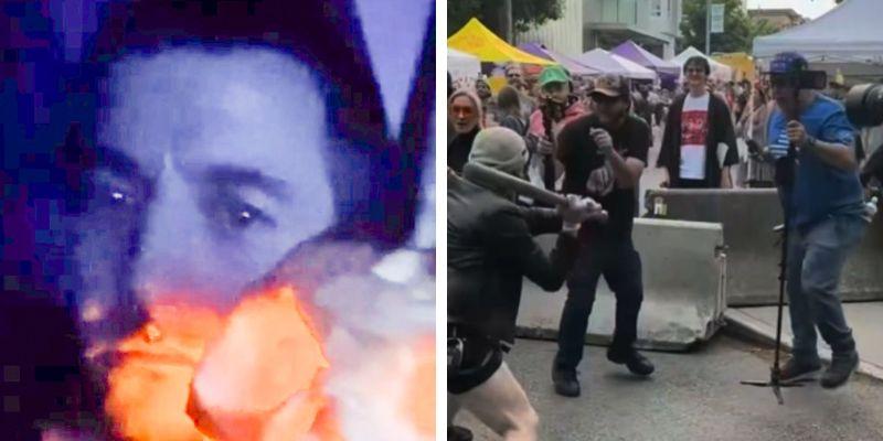 Masked Antifa militant who swung bat at conservative livestreamers during Seattle Pride event identified
