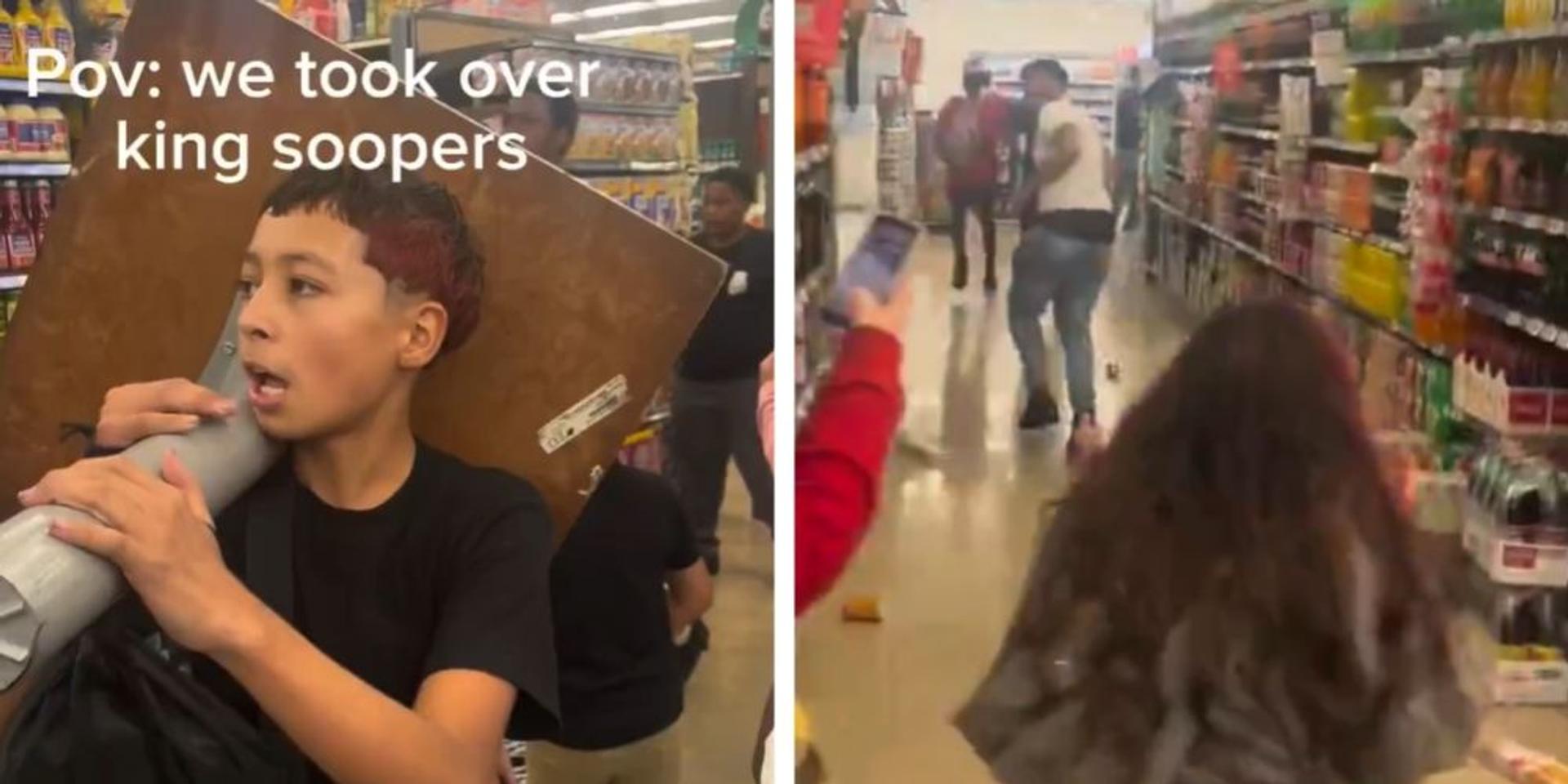 Teens cause chaos during 'takeover' of Colorado King Soopers, Burger King