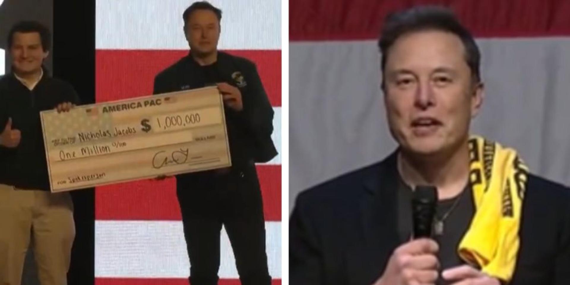 Elon Musk may face prosecution over $1 million voter giveaways in Wisconsin