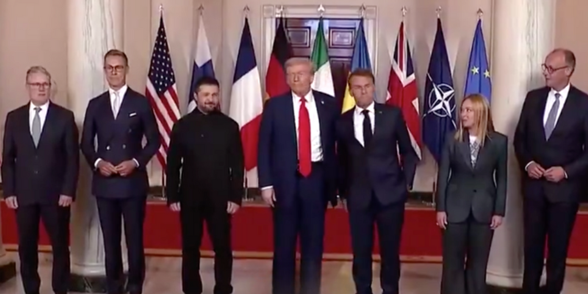 BREAKING: Trump says France, Germany, UK may provide boots on ground to ensure Ukraine peace, rules out US troops