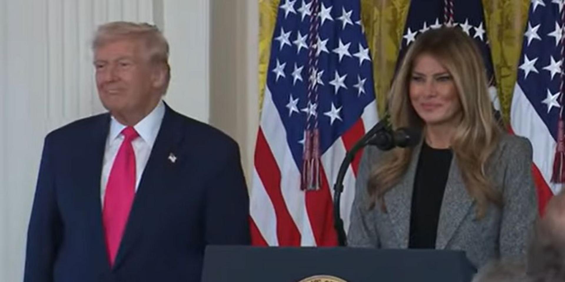Trump, Melania introduce EO to help foster children with education, jobs