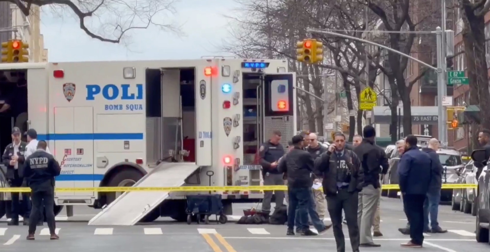 BREAKING: Third IED discovered near Gracie Mansion day after Islamist suspects threw bomb during counter protest
