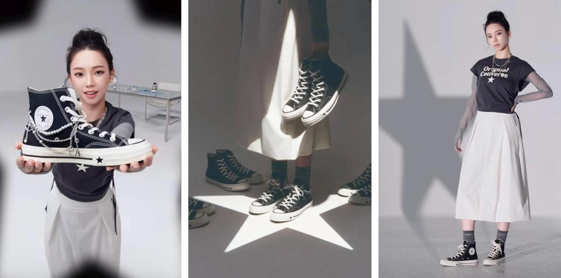 American wokesters cancel Converse over Asian ad featuring K-Pop star wearing white skirt, likening imagery to KKK