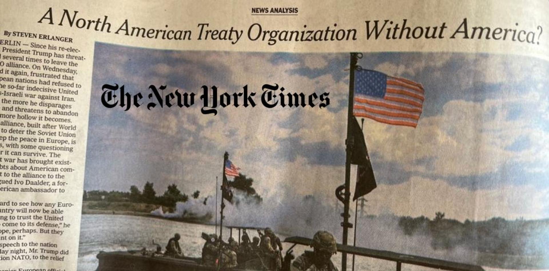 NYT issues correction after getting the definition of NATO wrong
