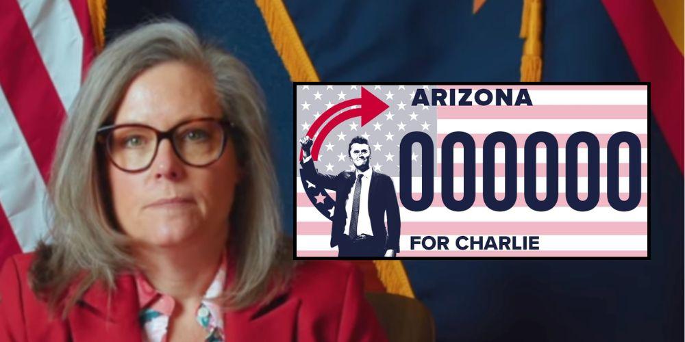 Katie Hobbs vetoes 'For Charlie' Arizona license plate bill honoring late TPUSA founder