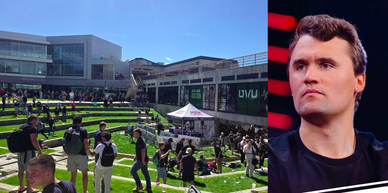 BREAKING: Charlie Kirk shot at Utah Valley University event