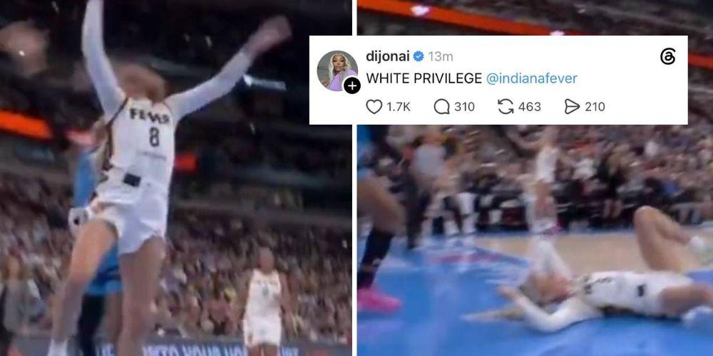 BREAKING: WNBA player DiJonai Carrington BRUTALLY attacks Sophie Cunningham on court, gets ejected, cries 'White Privilege'