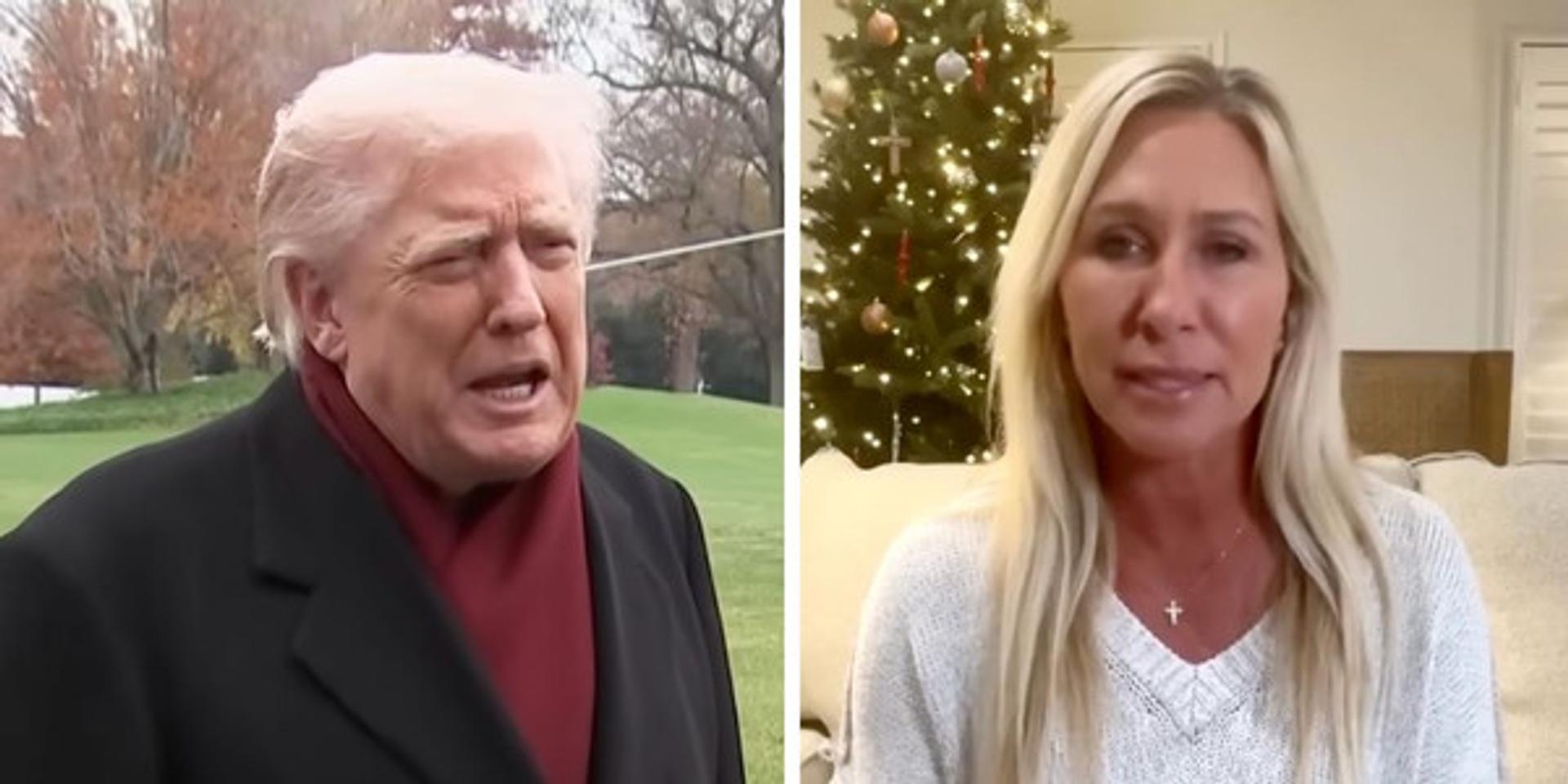 President Trump signals he's open to reconciliation with MTG: 'Sure. Why not?'
