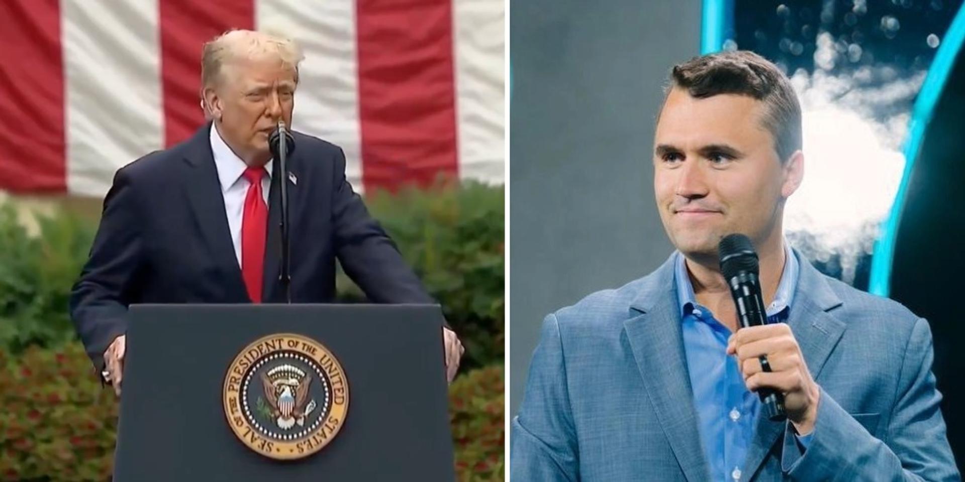 NEW: Trump to award Charlie Kirk Medal of Freedom posthumously on TPUSA founder's birthday