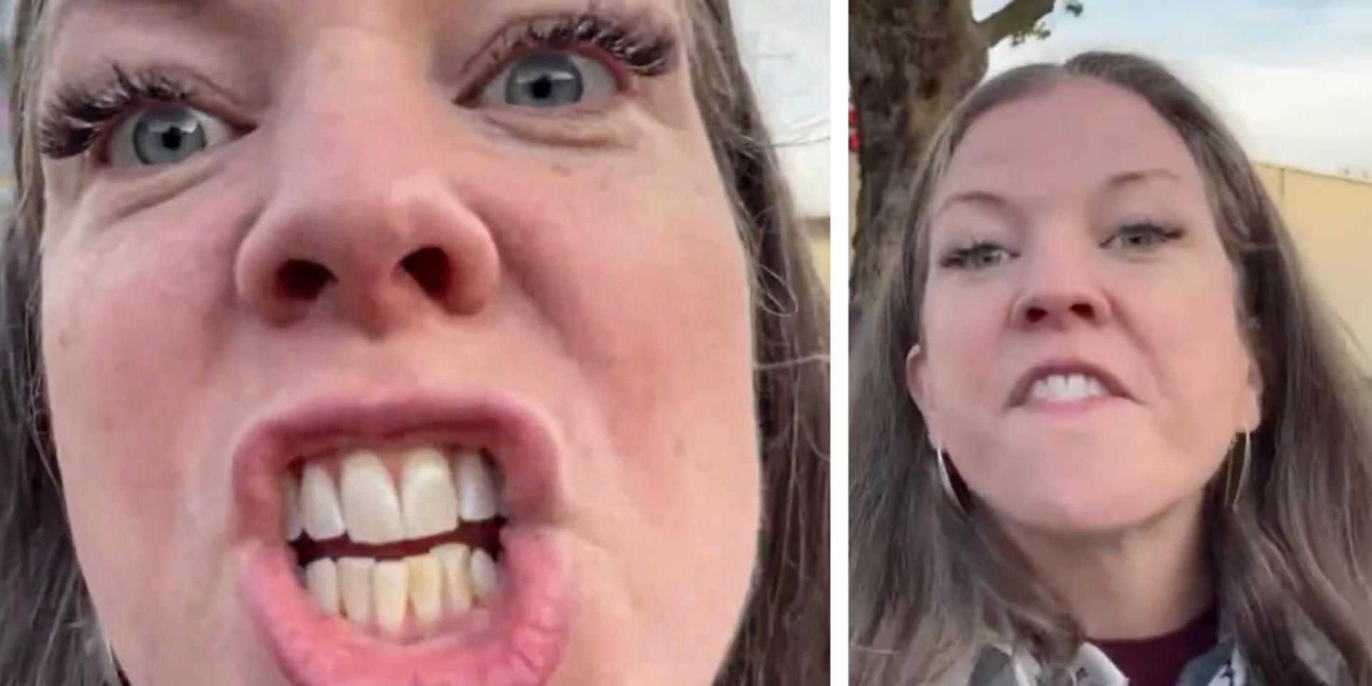 Anti-ICE activist attacks journalist Cam Higby during Portland protest