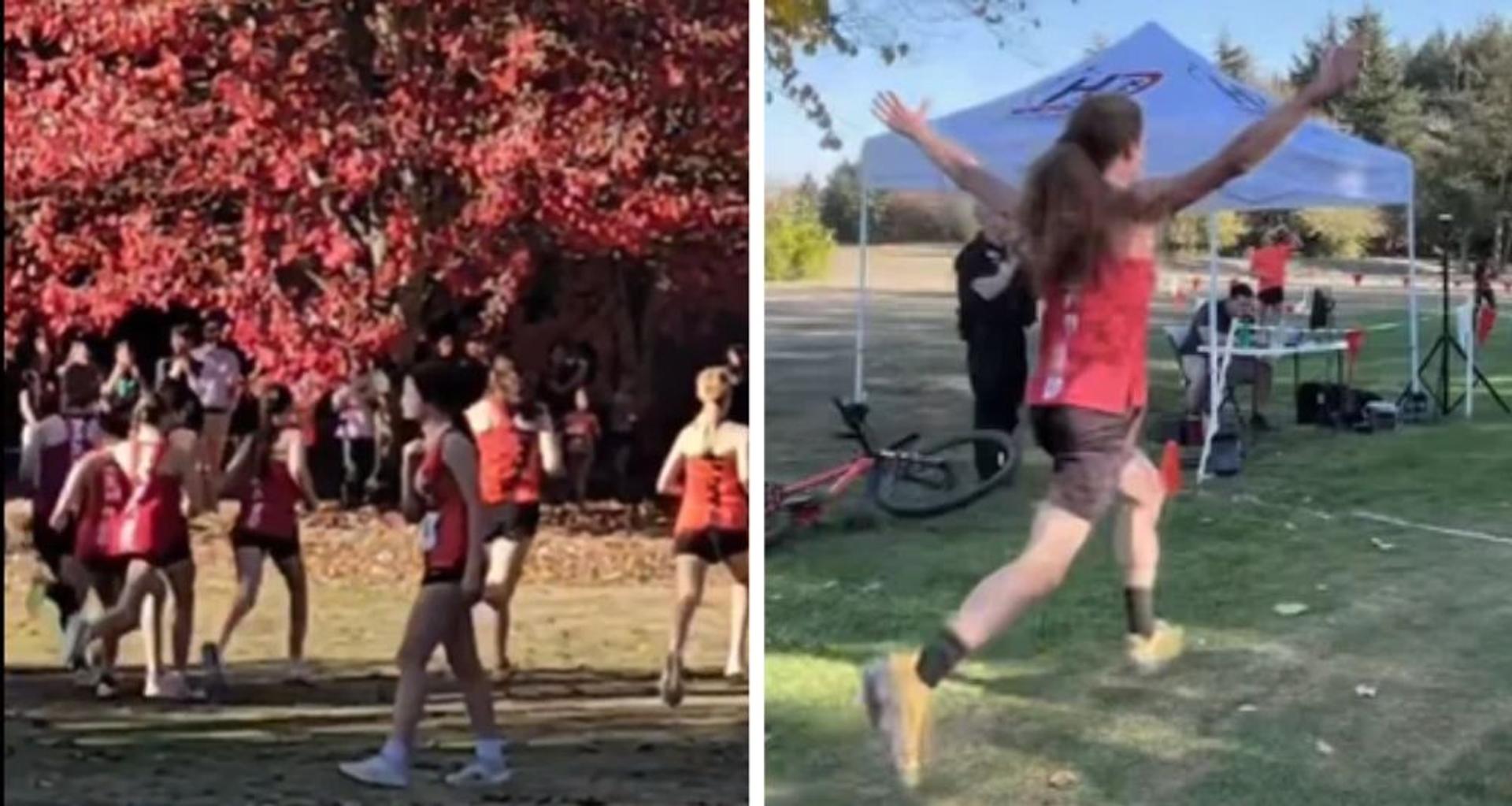 Washington high school girl walks off cross-country race alone rather than compete against trans runner, who then came in second