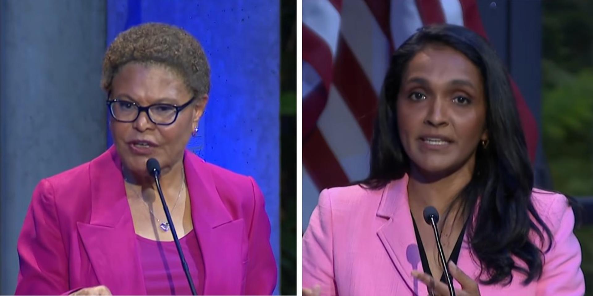 Karen Bass, Nithya Raman force cancellation of LA mayoral forum by pulling out