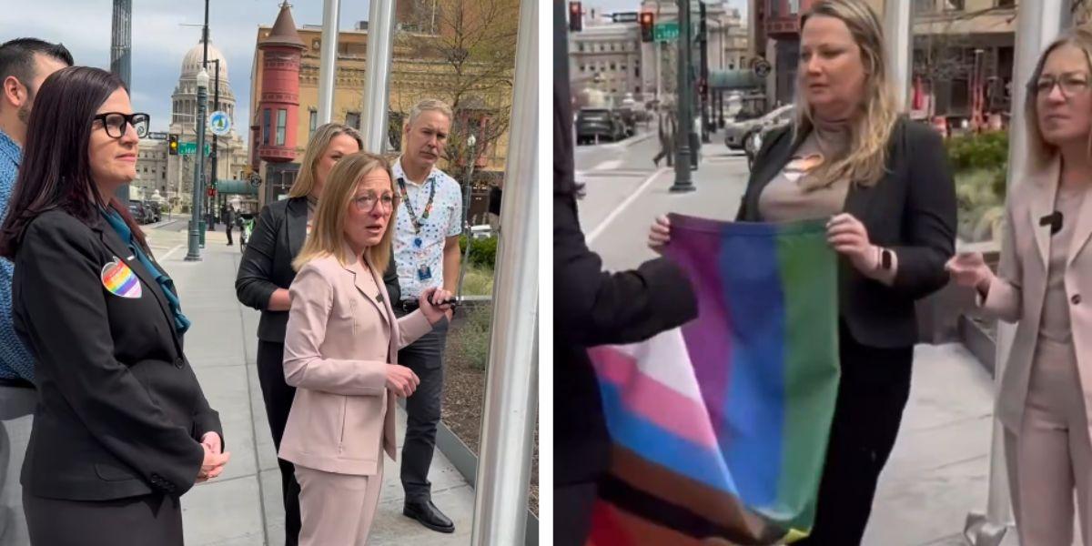 New Idaho law forces Boise mayor to remove pride flag from gov building on trans day of visibility