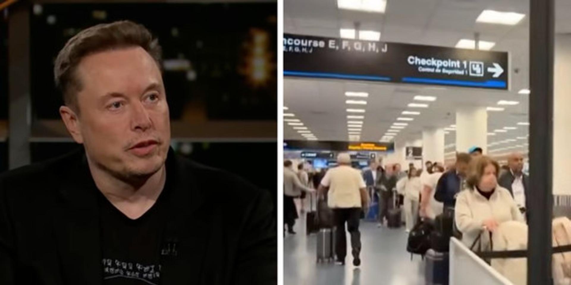 Elon Musk offers to pay TSA salaries as Dems refuse to fund DHS
