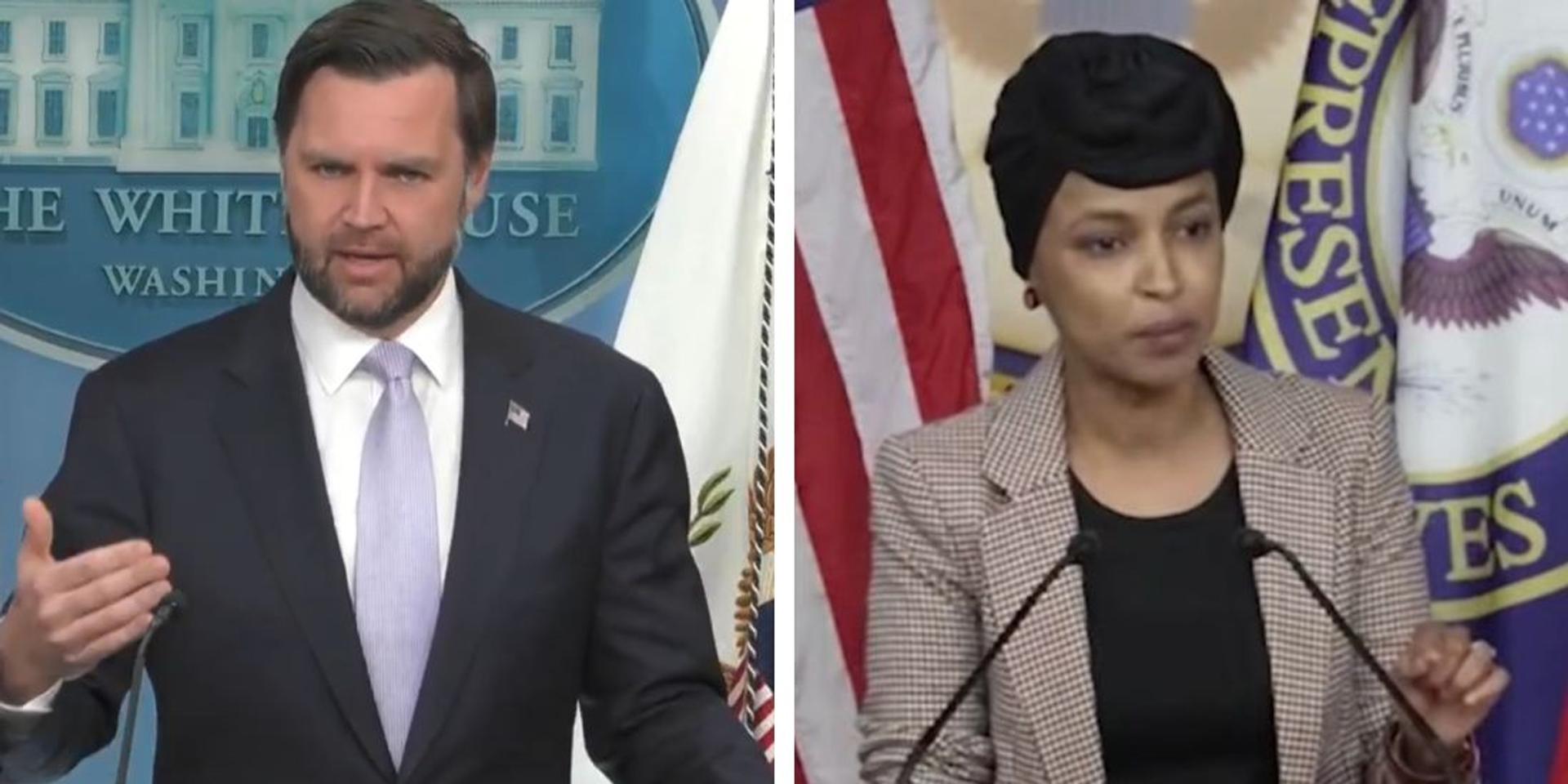 BREAKING: JD Vance says DOJ probing Ilhan Omar over immigration fraud