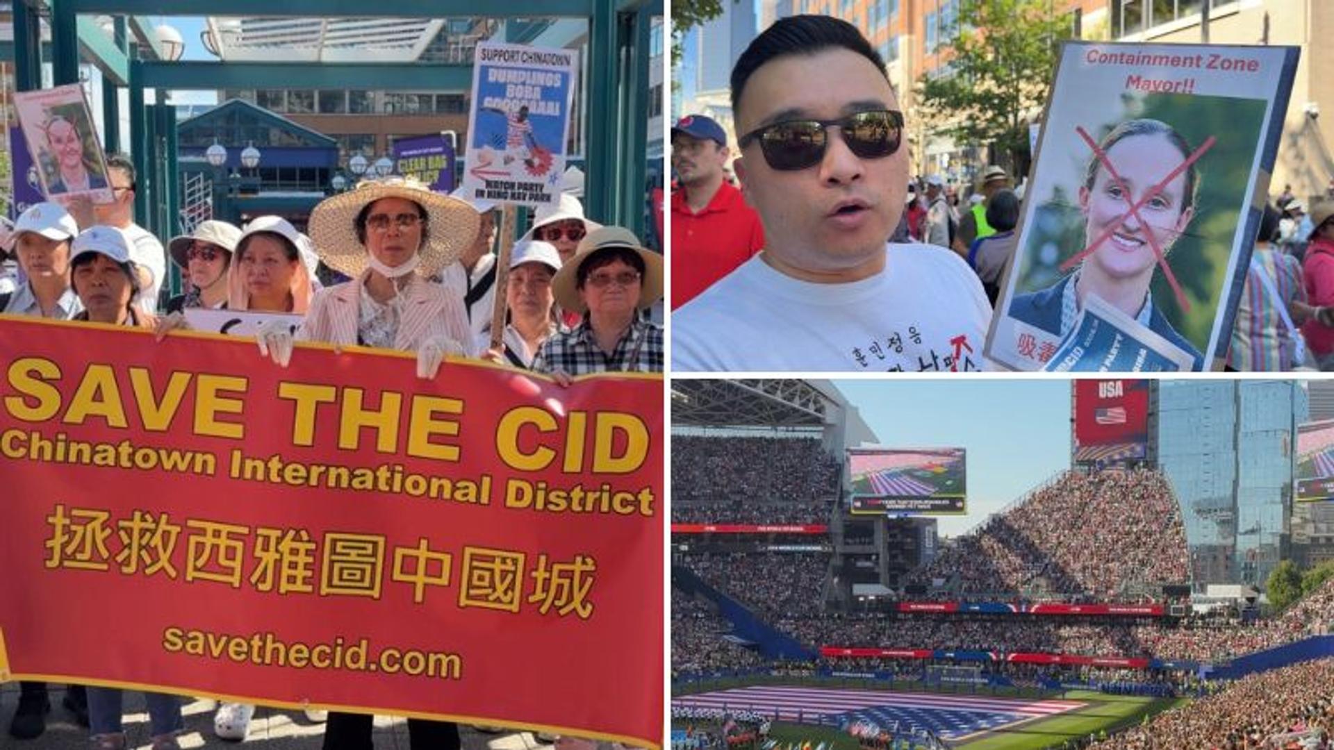 Seattle Chinatown rallies against Mayor Wilson for dumping homeless drug addicts into their district during World Cup: 'She's racist'