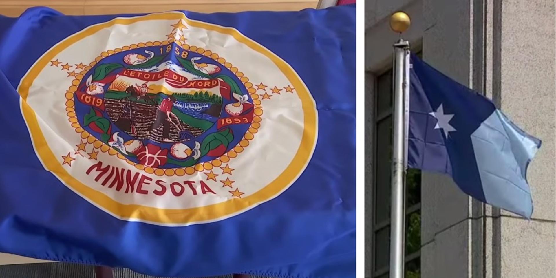 Minnesota Democrats push bill to financially penalize cities flying old state flag