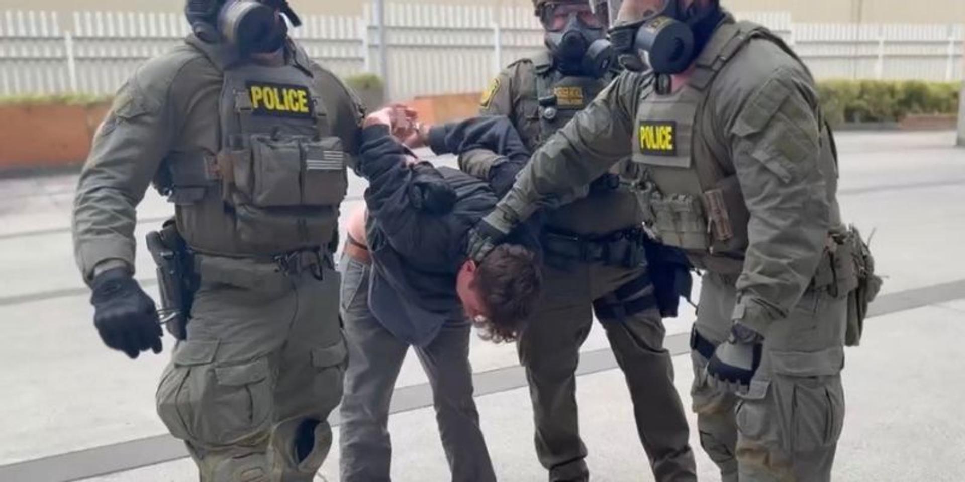 Portland anti-ICE militant charged with assault of federal agent, could face 8 years in prison if convicted