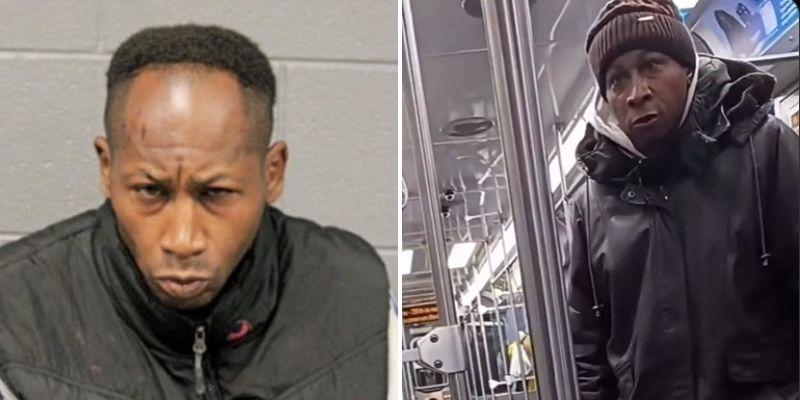 Chicago criminal with 30 priors threatens to 'kill whites' with hammer on train