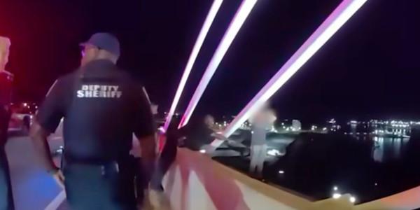 Florida officer talks man out of jumping off bridge after nearly hour-long conversation
