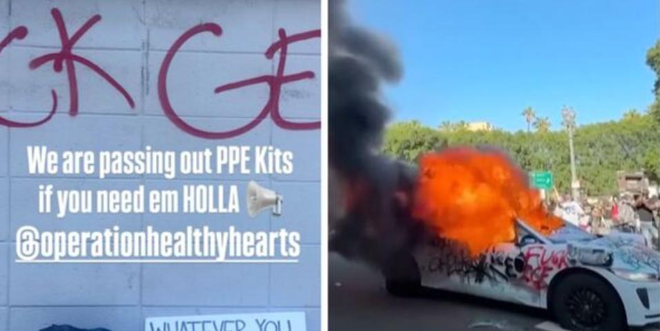 Left-wing nonprofits distribute ‘F*ck ICE’ packages to LA rioters with goggles, protective gear