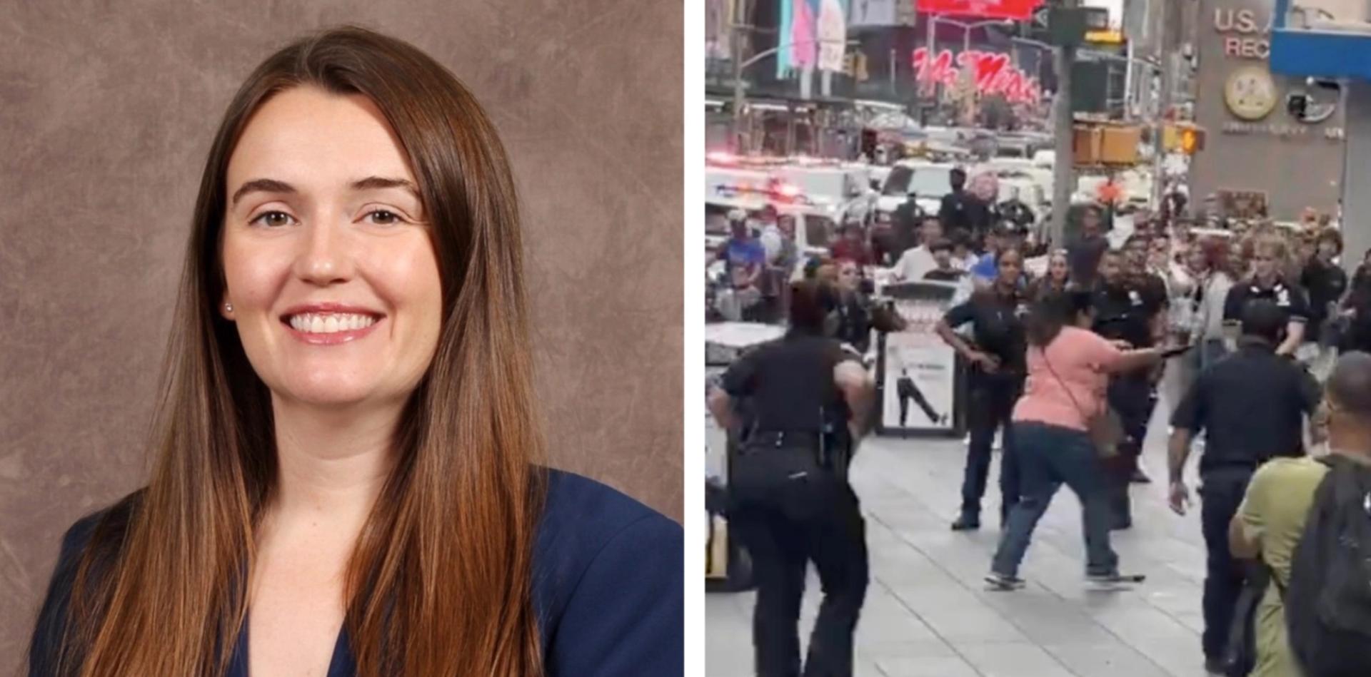 BREAKING: Bank of America VP identified as victim in crazed woman's Times Square stabbing spree