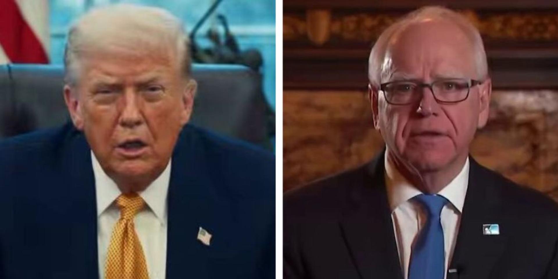 BREAKING: Trump says he had 'very good call' with Tim Walz, on 'similar wavelength'