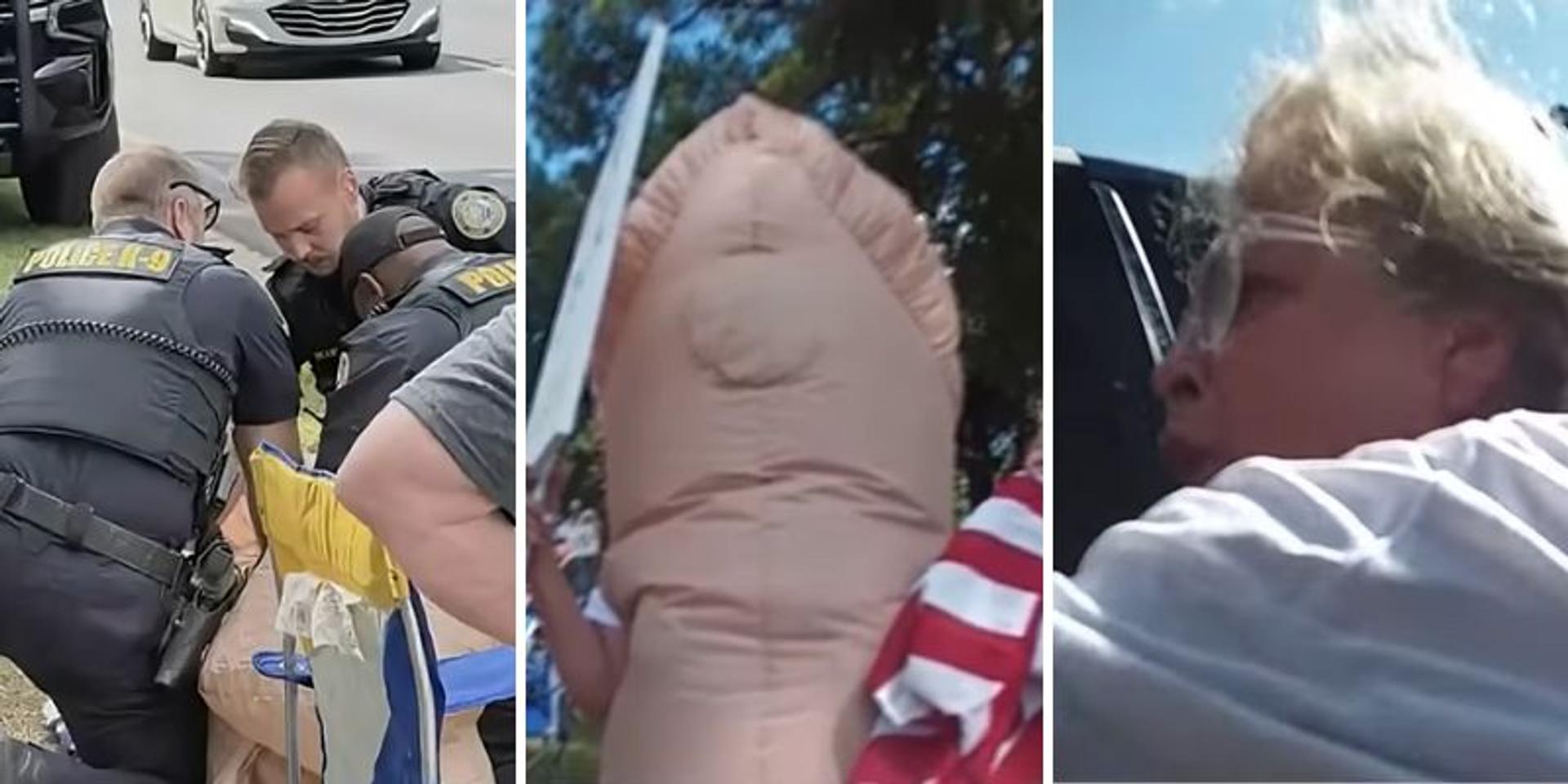 Alabama judge lets 'No Kings' protester off the hook after her arrest over indecent erect penis costume