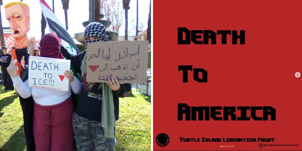 Four arrested in LA NYE terror plot are members Turtle Island Liberation Front, call for 'death to America'