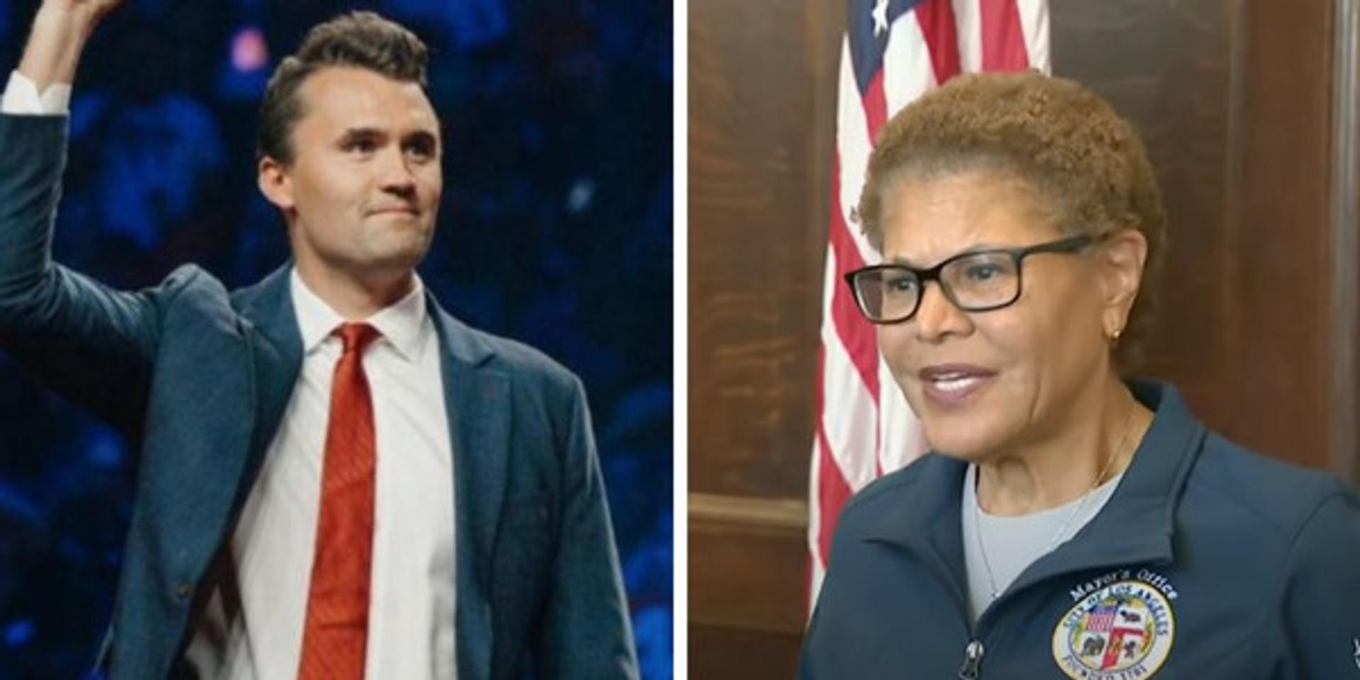 LA mayor refuses to lower flags to half-staff after Charlie Kirk assassination: report
