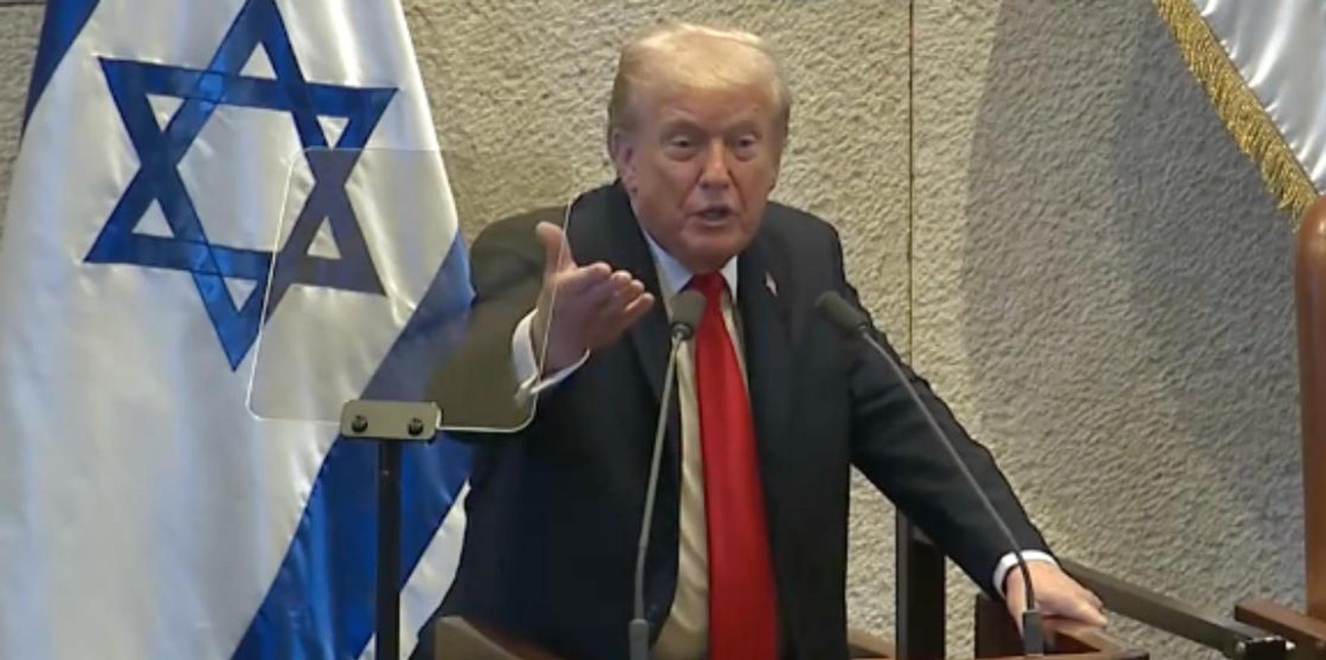 'Never Forget and Never Again': Trump addresses Israeli Knesset as hostages come home, ceasefire begins