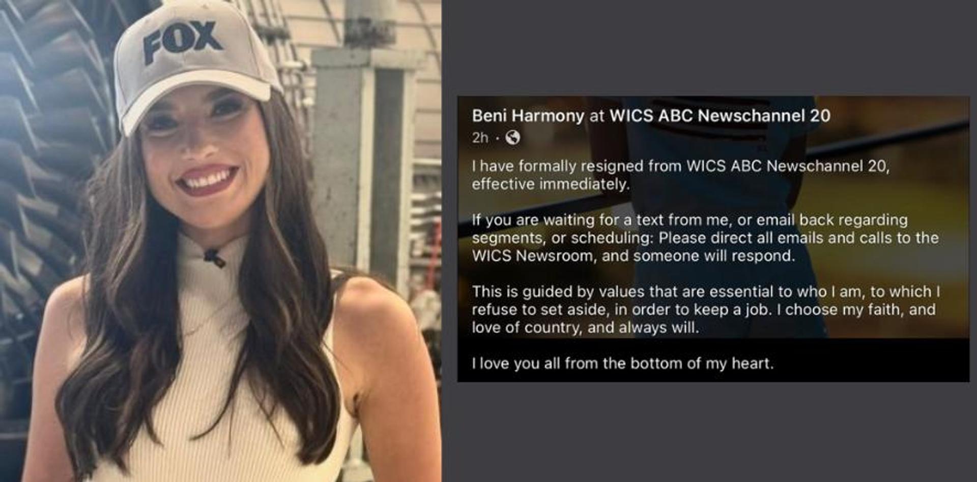 Anchor leaves Illinois ABC affiliate after suspension for airing segment in honor of her mentor Charlie Kirk